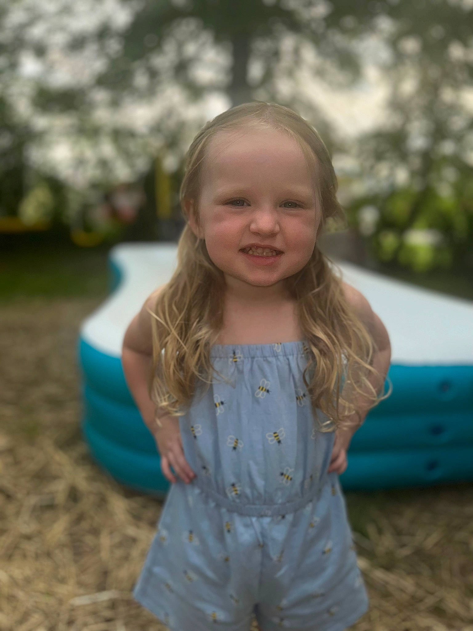 Vella joined the competition — help win amazing prizes! baby_toddler_clothing, blond, child, city, electric_blue, eye, fun, grass, hair, happy, joy, leisure, outdoor_play_equipment, people_in_nature, person, playground, recreation, sitting, smile, soil