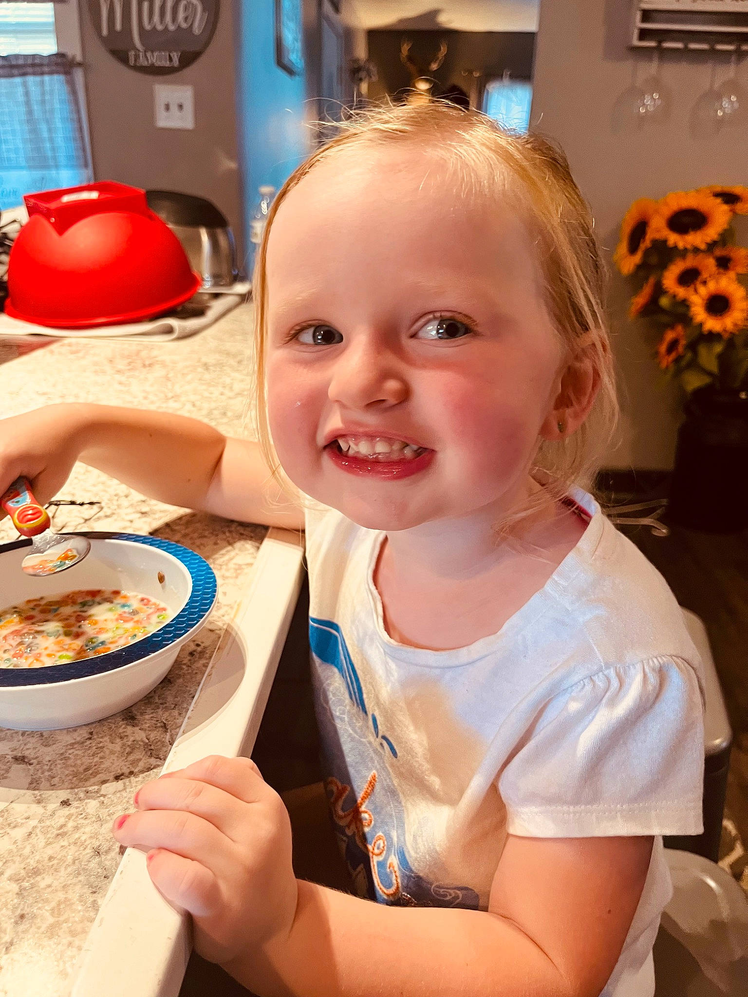 Vella joined the competition — help win amazing prizes! baby, baby_toddler_clothing, beauty, child, comfort_food, cooking, dishware, event, food, fun, gas, happy, joy, kitchen, person, plate, recipe, smile, spoon, table