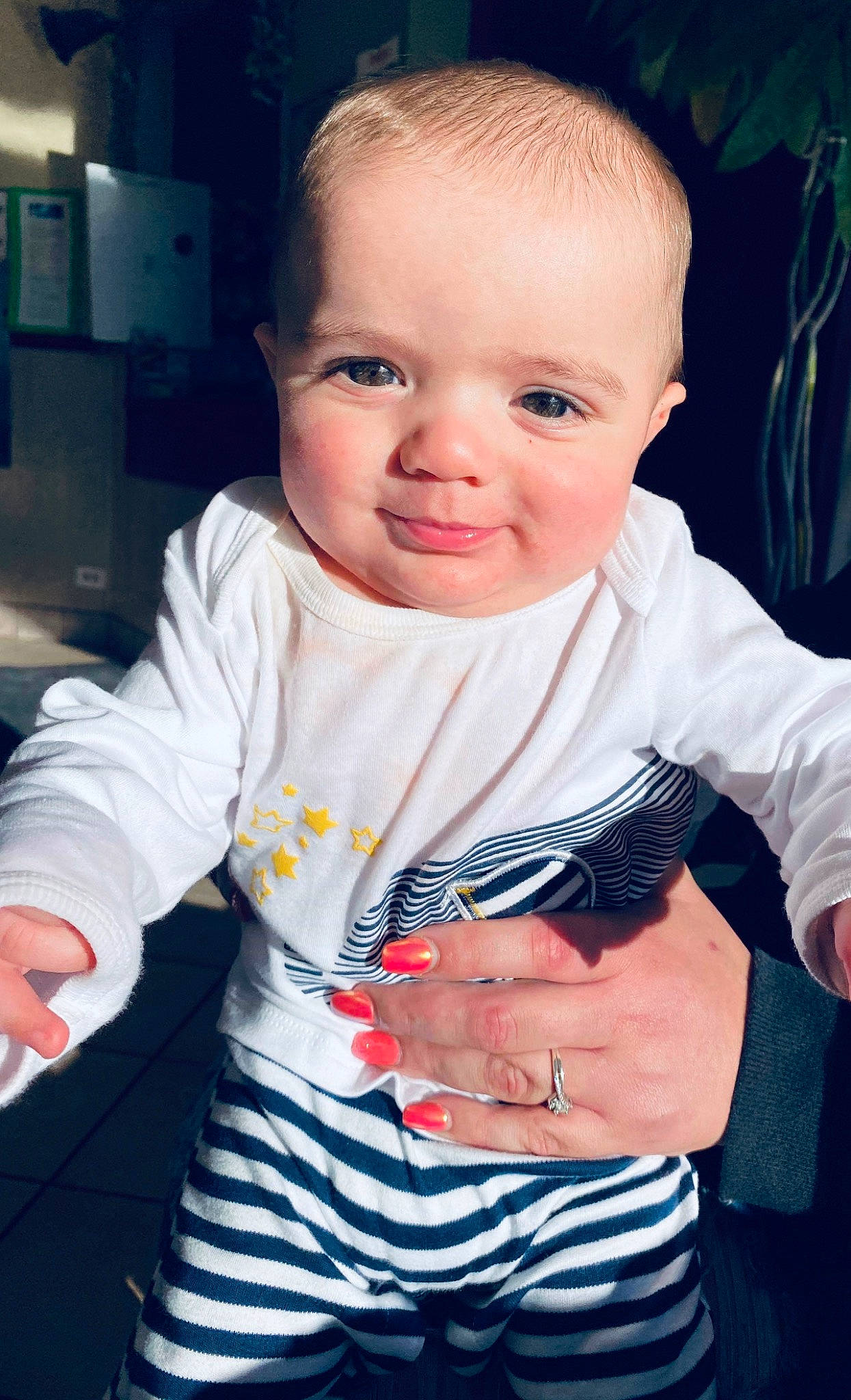 Kyren is registered to the contest to win money with this photo: baby, baby_products, cheek, child, eye, face, head, joy, lip, person, skin, smile, toddler