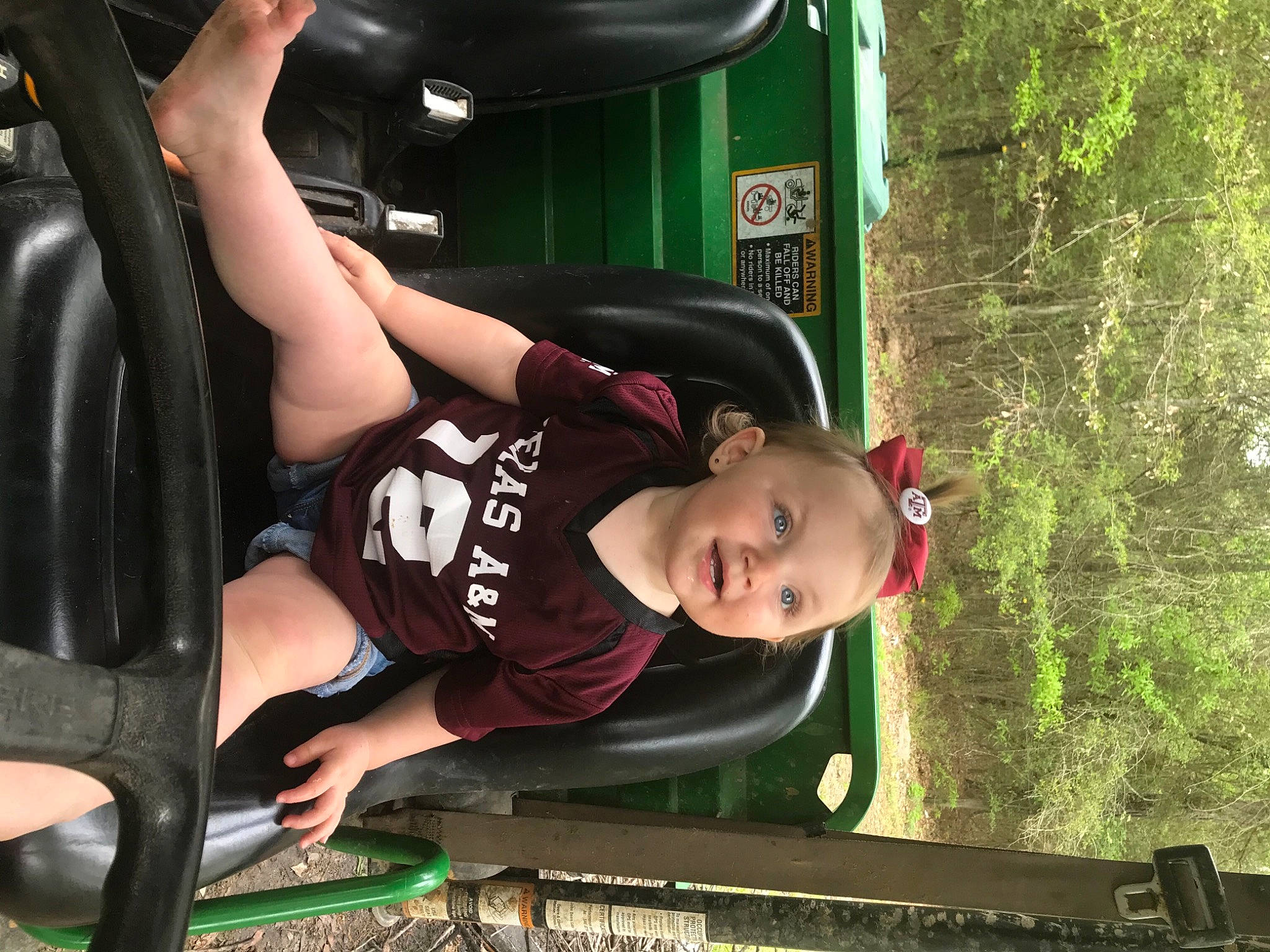 Izzie joined the competition — help win amazing prizes! audio_equipment, auto_part, automotive_design, automotive_exterior, automotive_tire, bumper, child, family_car, flash_photography, fun, grass, leisure, motor_vehicle, person, recreation, shorts, t_shirt, toddler, tree, vehicle