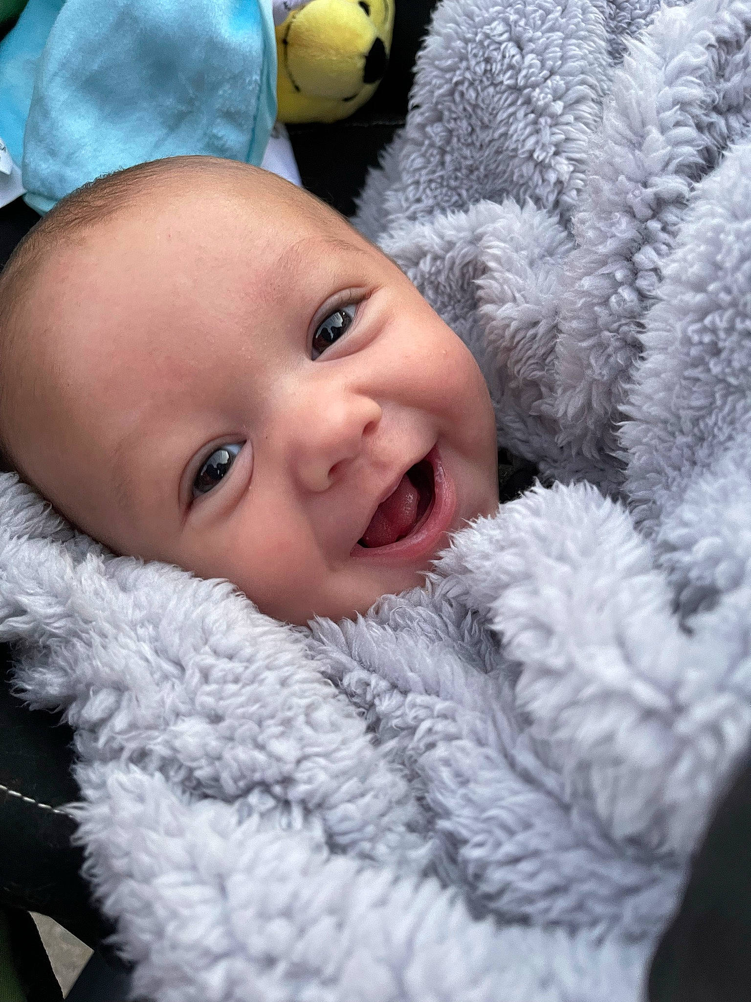 Kolsyn Rilley is registered to the contest to win money with this photo: baby, cap, cheek, eye, eyebrow, face, facial_expression, happy, head, headgear, iris, lip, mouth, nose, organ, outerwear, person, skin, smile, textile