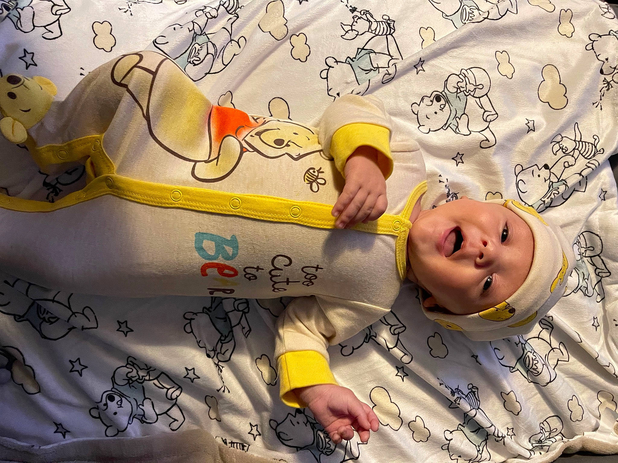 Kolsyn Rilley joined the competition — help win amazing prizes! art, baby, baby_sleeping, baby_toddler_clothing, child, facial_expression, font, fun, gesture, happy, headgear, headwear, illustration, linens, pattern, person, photograph, sleeve, smile, textile