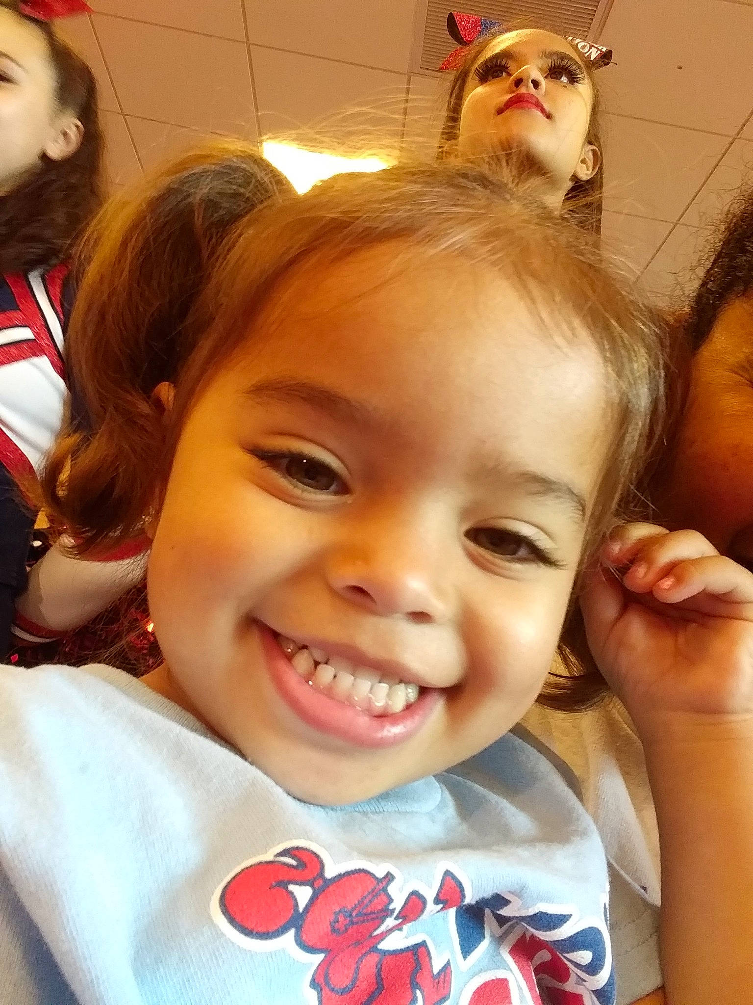 Malie joined the competition — help win amazing prizes! cheek, child, ear, eyebrow, face, facial_expression, forehead, fun, girl, hair, hairstyle, head, human_hair_color, joy, lip, mouth, nose, person, product, skin