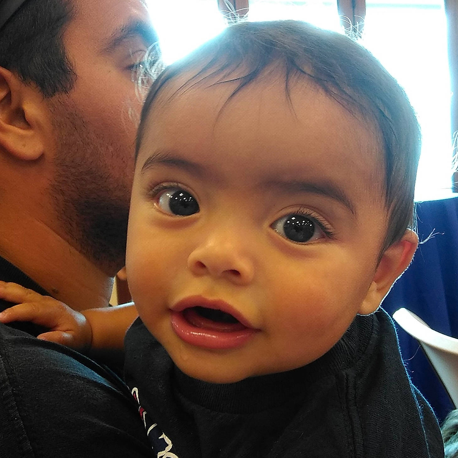 Keona is registered to the contest to win money with this photo: boy, cheek, child, chin, ear, emotion, eye, eyebrow, face, forehead, fun, head, human, infant, lip, mouth, nose, person, skin, smile