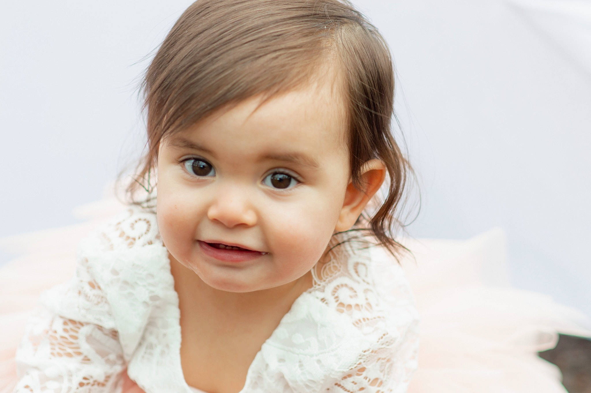 Gia joined the competition — help win amazing prizes! baby, baby_toddler_clothing, blond, cheek, child, chin, ear, eye, eyelash, face, flash_photography, happy, iris, joy, lip, nose, person, portrait_photography, skin, sleeve