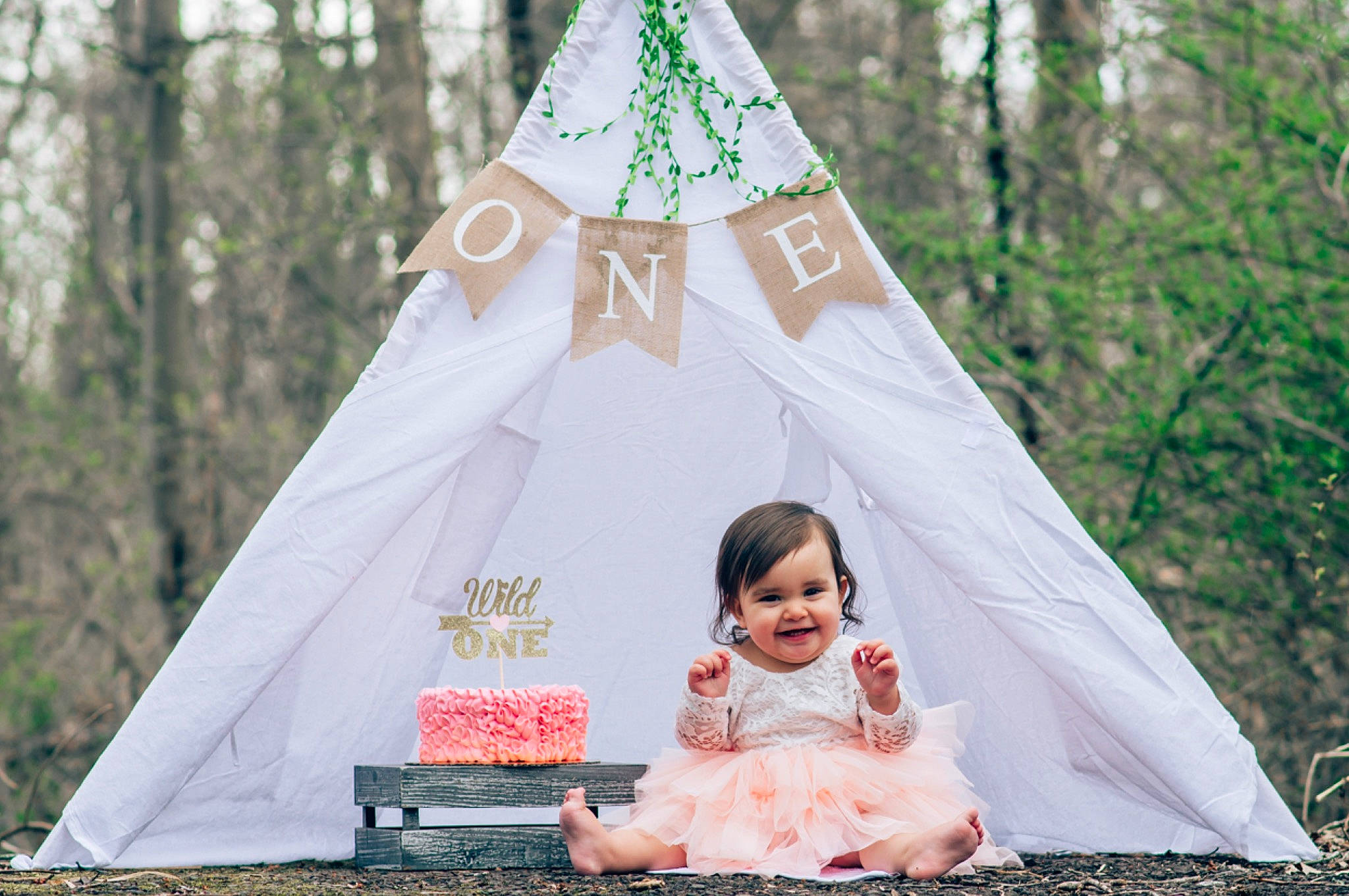 Gia joined the competition — help win amazing prizes! camping, chair, child, event, fun, grass, grassland, happy, joy, leisure, peach, people_in_nature, person, pink, recreation, smile, style, tent, textile, tree