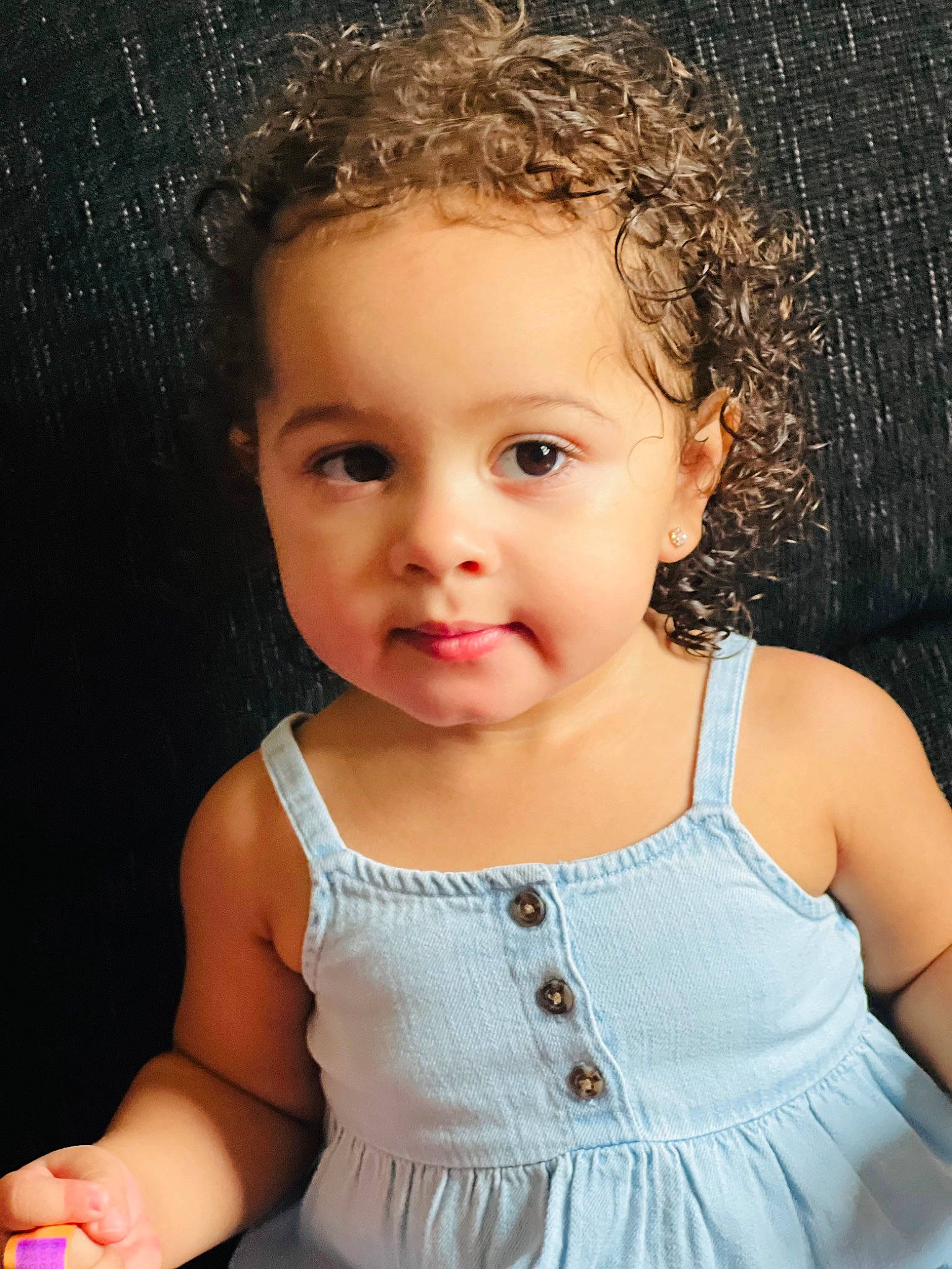 Viviana joined the competition — help win amazing prizes! active_tank, arm, baby_toddler_clothing, cheek, chin, eye, face, facial_expression, flash_photography, happy, head, iris, joint, lip, neck, nose, organ, person, photograph, skin