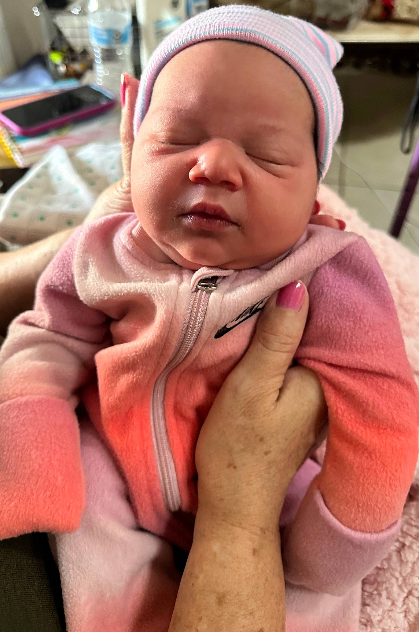 Annali is registered to the contest to win money with this photo: baby, baby_toddler_clothing, cheek, child, chin, comfort, ear, eyebrow, finger, gesture, happy, lip, mouth, nail, neck, nose, person, skin, thumb, toddler