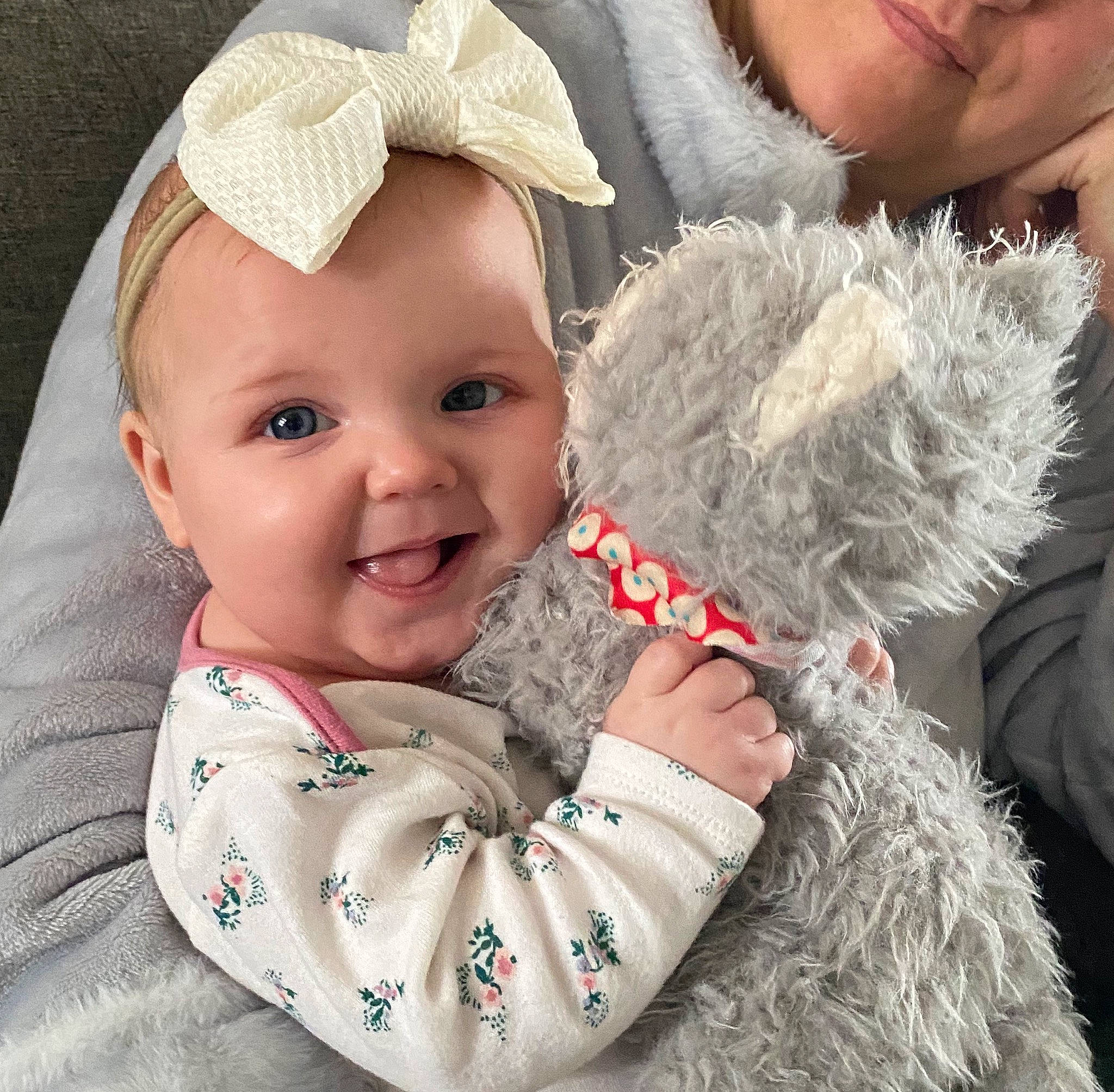 Scottie joined the competition — help win amazing prizes! baby, baby_sleeping, bonnet, cheek, child, ear, fashion_accessory, fur, hair_accessory, hand, happy, head, headgear, joy, outerwear, person, skin, sleeve, smile, toddler