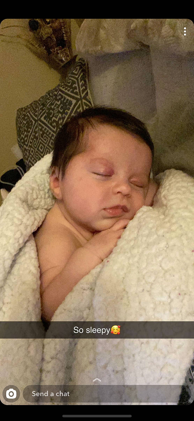 Kinsley joined the competition — help win amazing prizes! baby, baby_sleeping, bedtime, birth, cheek, child, forehead, head, mouth, nap, nose, person, skin, sleep, toddler