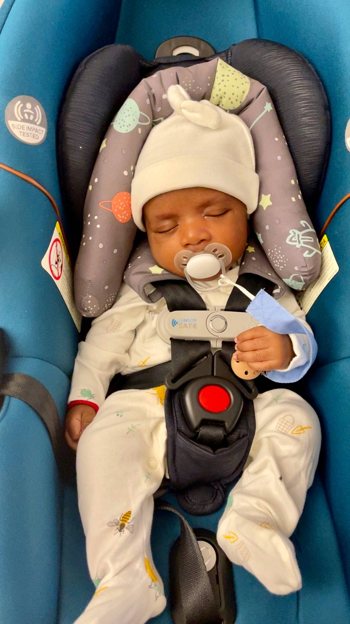 Kai is registered to the contest to win money with this photo: baby, baby_carriage, baby_in_car_seat, baby_products, baby_safety, baby_sleeping, baby_toddler_clothing, car_seat, cheek, child, comfort, headwear, health_care, linens, person, product, service, thumb, toddler