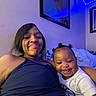 Kyezen joined the competition — help win amazing prizes! child, baby, smiling, indoor, bed, pajamas, hair, portrait, happy, family, sibling, person, room, wall, picture_frame, lighting, blue_light, candid, casual, cute