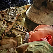 Ellisia is registered to the contest to win money with this photo: baby, baby_products, baby_sleeping, baby_toddler_clothing, cap, comfort, cool, costume_hat, cowboy_hat, fashion_accessory, fedora, font, hat, headgear, military_camouflage, pattern, personal_protective_equipment, sleeve, sun_hat, toddler