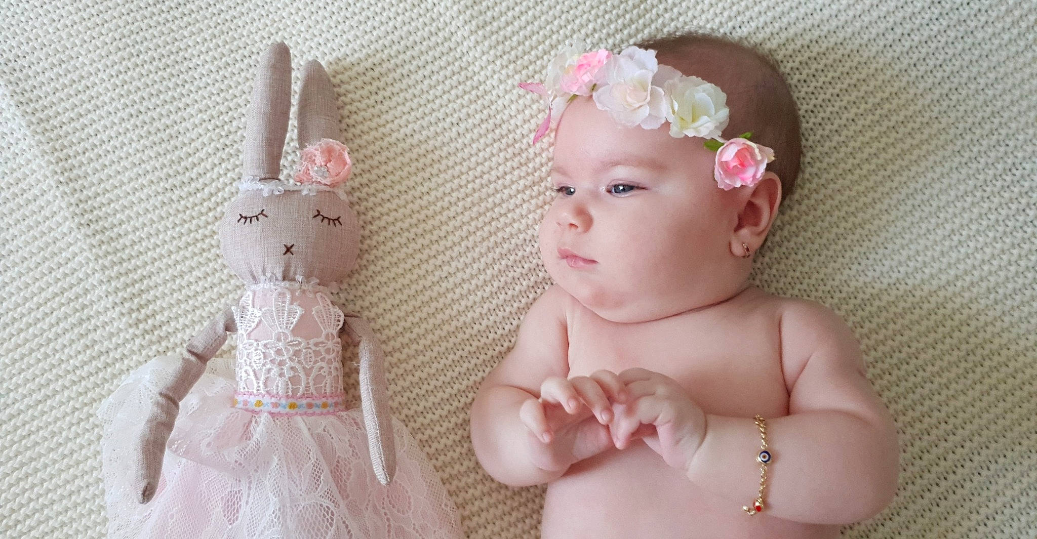 Aisha joined the competition — help win amazing prizes! baby, child, dress, fashion_accessory, hair_accessory, headgear, headpiece, person, pink, product, skin, toddler, toy