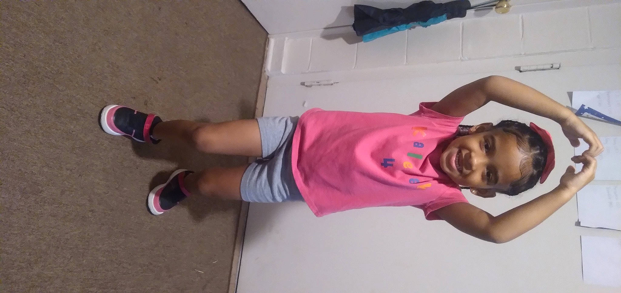 Kaleeah joined the competition — help win amazing prizes! abdomen, calf, carmine, elbow, foot, fun, happy, human_leg, joint, joy, knee, leg, magenta, person, pink, room, smile, sock, thigh, waist