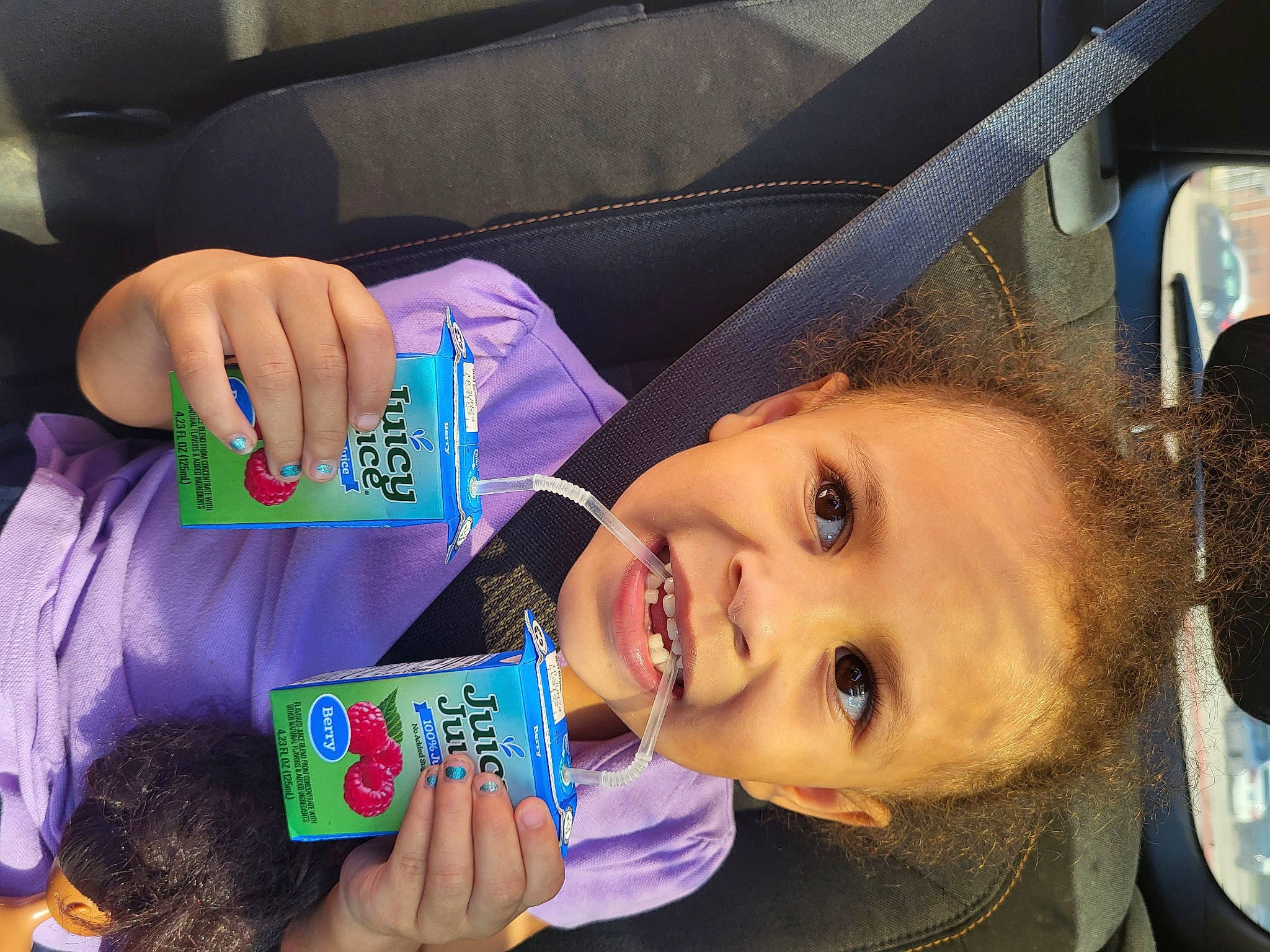 Marlee joined the competition — help win amazing prizes! auto_part, car_seat, child, electric_blue, eyelash, facial_expression, family_car, finger, fun, happy, leisure, nail, person, play, product, recreation, skin, smile, thumb, toddler