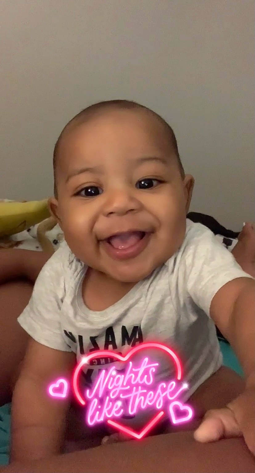 Kruz joined the competition — help win amazing prizes! baby_toddler_clothing, cheek, chin, cool, eye, eyebrow, facial_expression, finger, forehead, happy, iris, joy, lip, mouth, neck, nose, person, pink, skin, sleeve