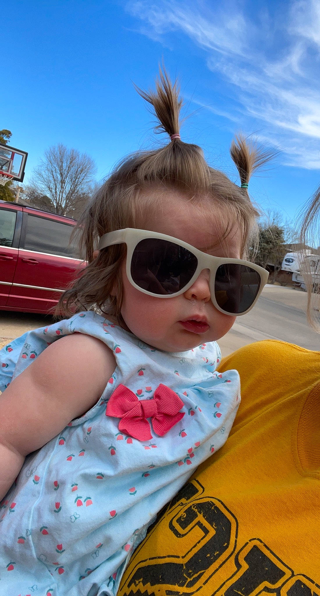 Brystol joined the competition — help win amazing prizes! baby_toddler_clothing, cloud, cool, eyewear, fun, glasses, goggles, grass, happy, lip, neck, person, shoulder, skin, sky, sleeve, street_fashion, sunglasses, toddler, travel