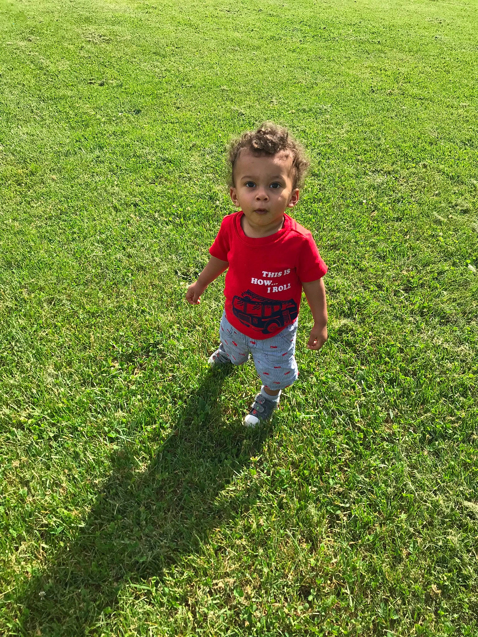 Caspian joined the competition — help win amazing prizes! child, fun, grass, grass_family, grassland, green, lawn, meadow, people_in_nature, person, plant, play, toddler