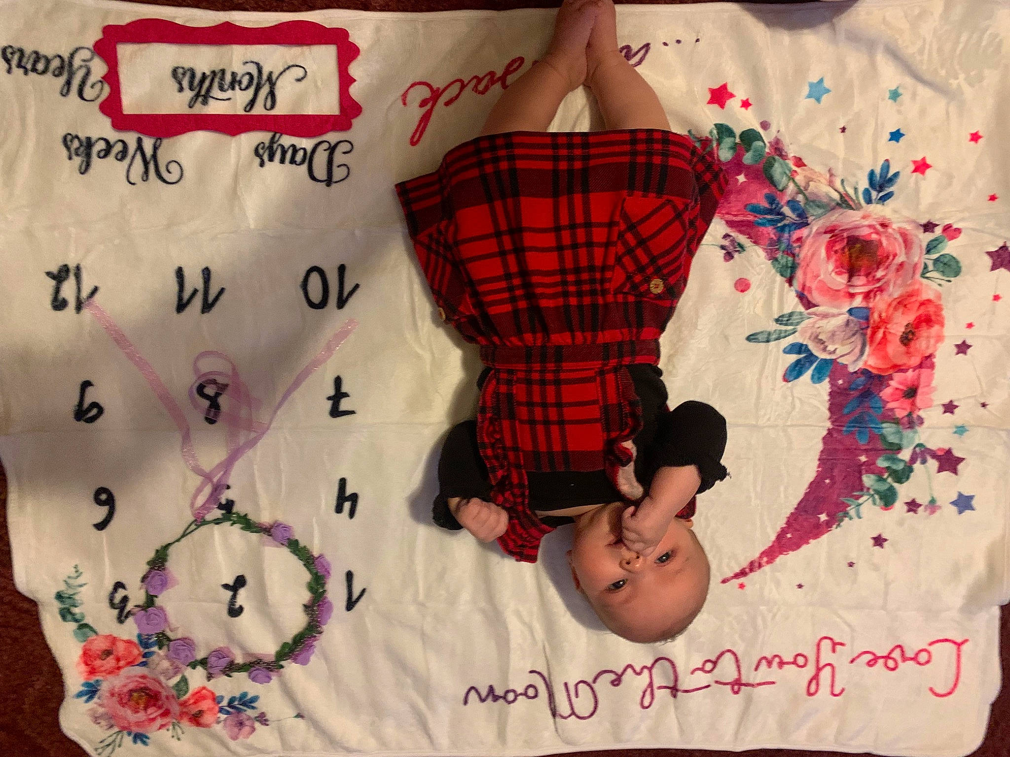Freya is registered to the contest to win money with this photo: baby_toddler_clothing, beauty, collar, fashion, font, happy, heart, linens, magenta, material_property, pattern, person, pink, plaid, plant, product, sleeve, t_shirt, tartan, textile