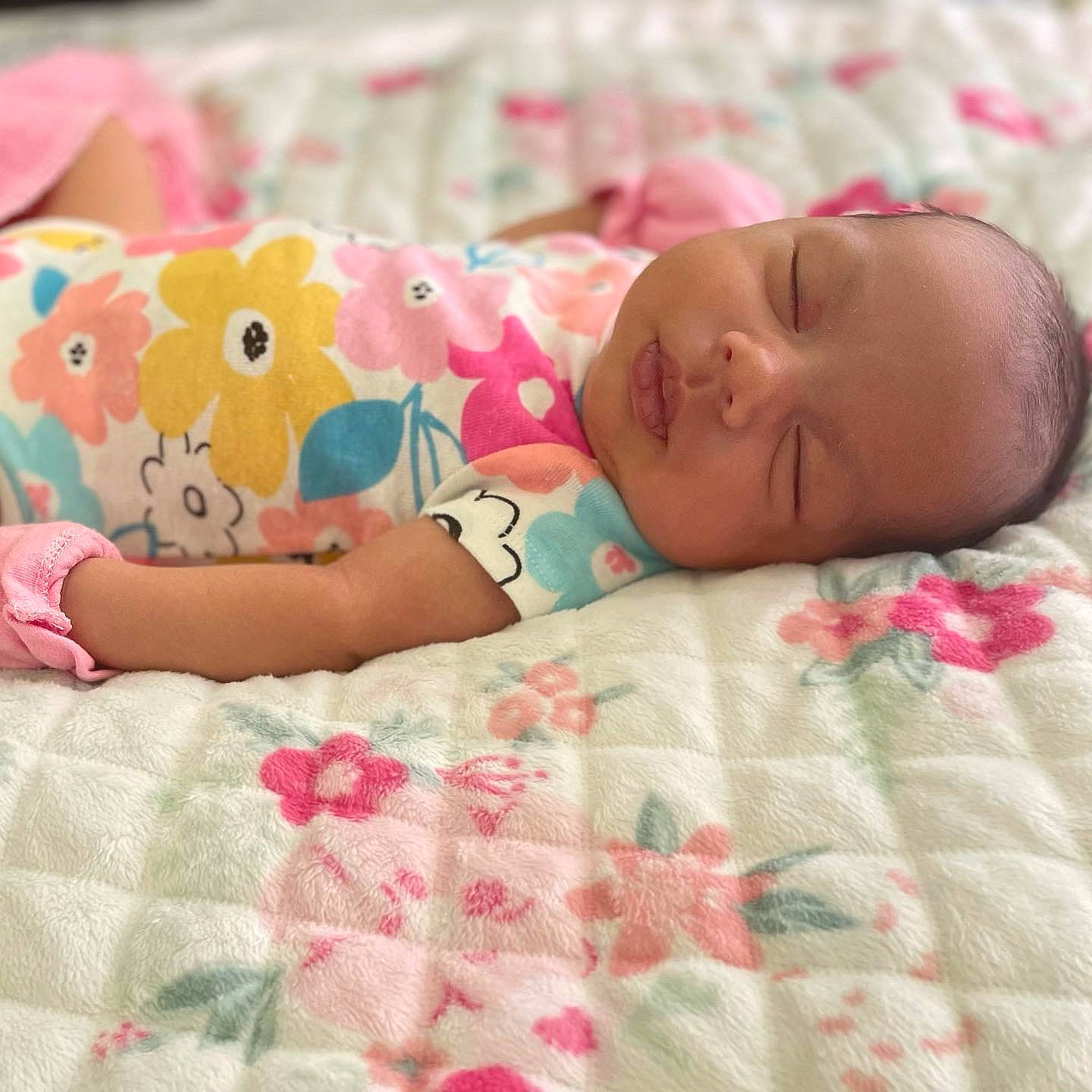 Lyric joined the competition — help win amazing prizes! baby, baby_sleeping, baby_toddler_clothing, bedding, bedtime, cheek, child, comfort, eye, eyelash, happy, linens, pattern, person, pink, room, skin, sleep, sleeve, textile