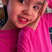 Anaiah Rosado Baez joined the competition — help win amazing prizes! accessories, bodypart, child, earring, face, female, finger, girl, hair, hand, happy, head, jewelry, mouth, person, photography, portrait, purple, smile, teeth