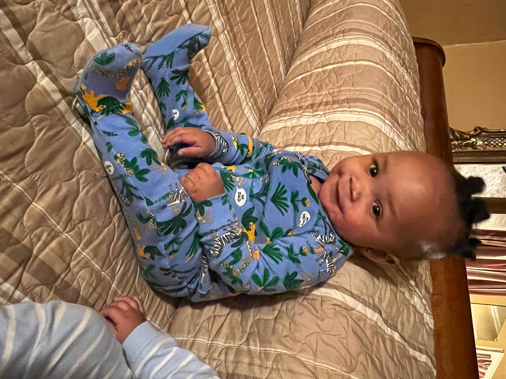 Jaiden joined the competition — help win amazing prizes! baby, baby_toddler_clothing, child, comfort, flooring, fun, grass, happy, hardwood, head, human_body, leg, leisure, pattern, person, room, sitting, skin, smile, toddler