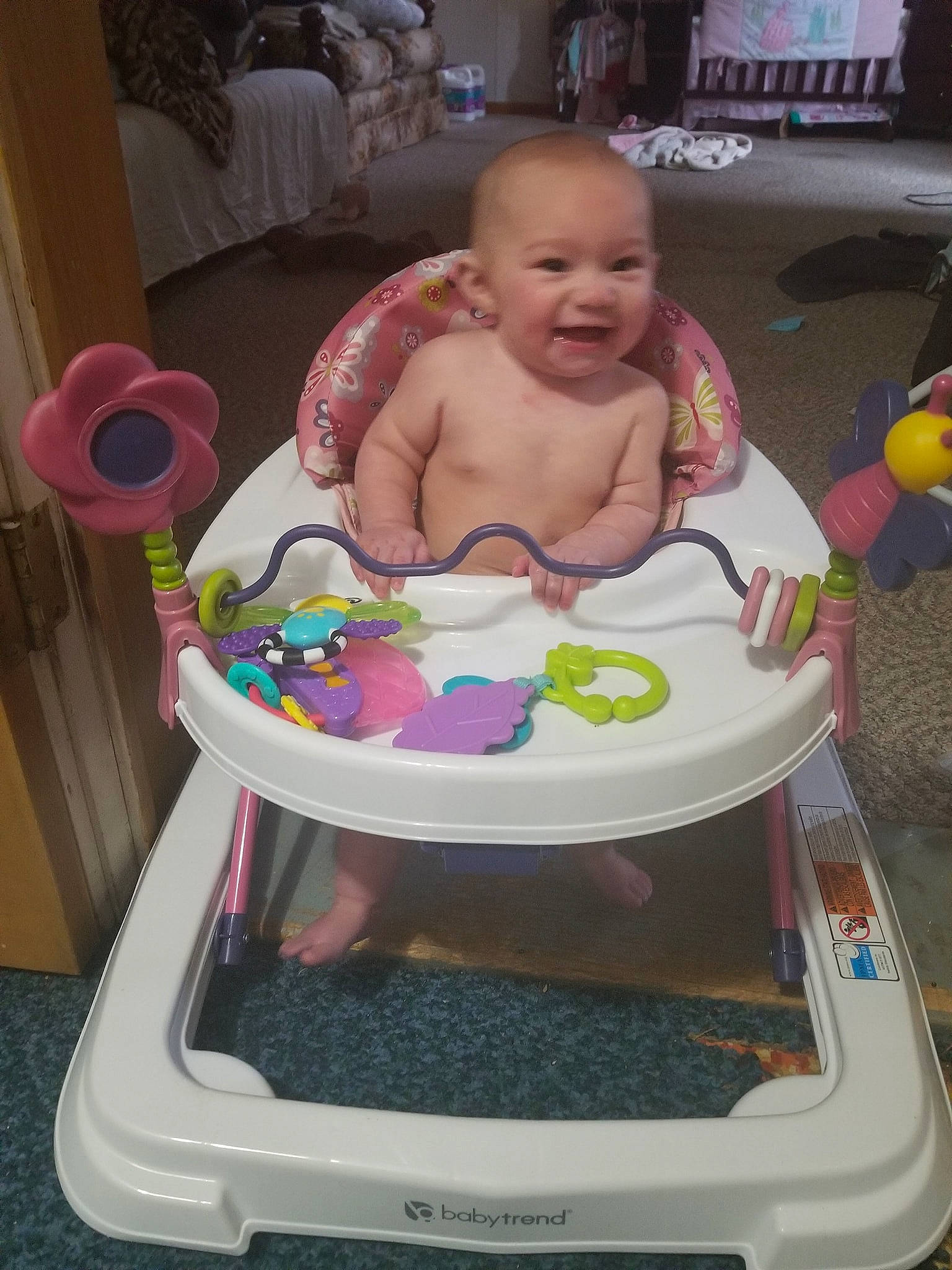 Caroline joined the competition — help win amazing prizes! baby_products, bathtub, cake, child, fun, infant, person, play, product, toddler
