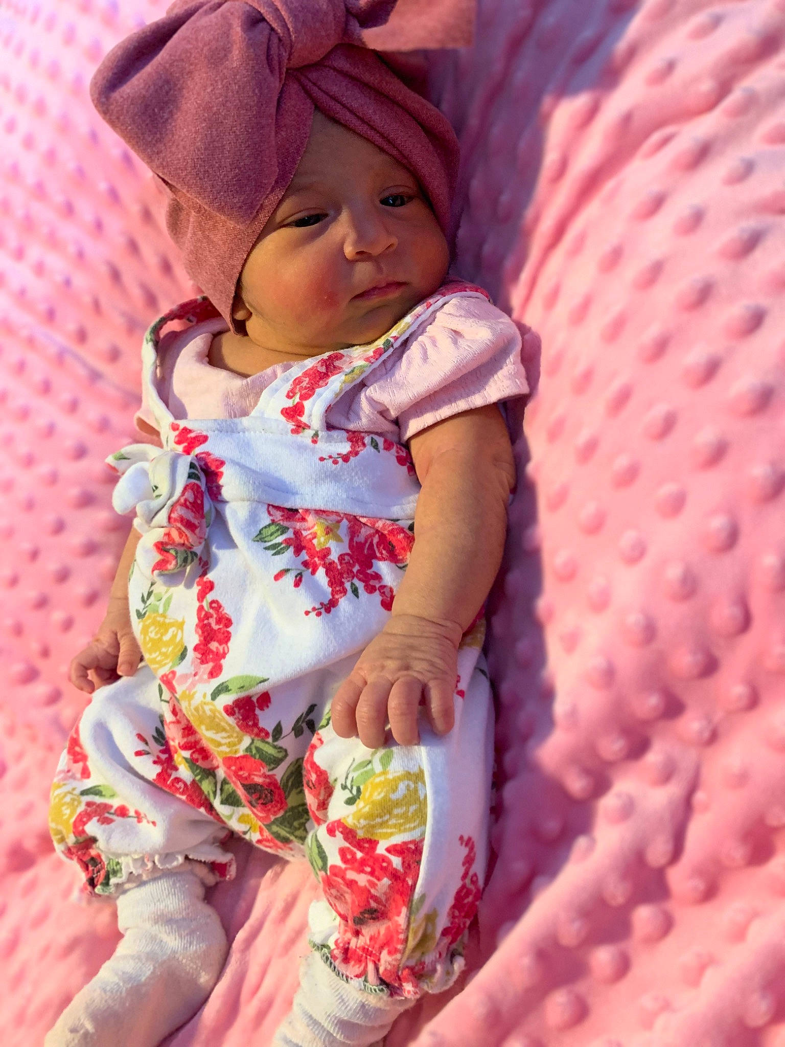 Arlet joined the competition — help win amazing prizes! baby_toddler_clothing, child, day_dress, doll, dress, fashion_design, flower, hand, happy, headwear, lip, magenta, pattern, peach, person, pink, plant, skin, sleeve, textile