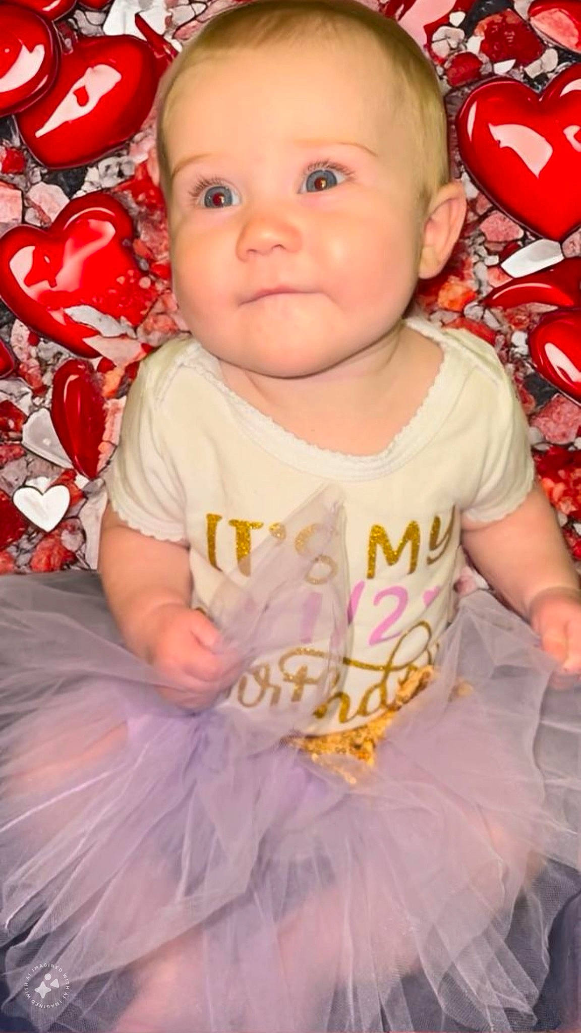 Dakota is registered to the contest to win money with this photo: baby, baby_toddler_clothing, carmine, cheek, child, event, eye, facial_expression, fun, happy, organ, pattern, person, pink, red, skin, sleeve, smile, t_shirt, toddler