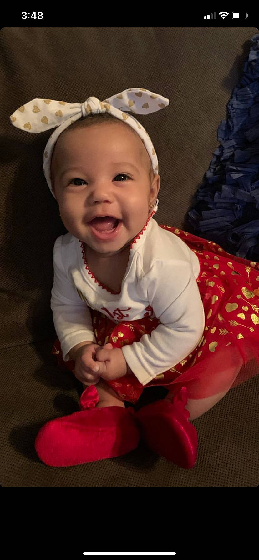 Kamiya joined the competition — help win amazing prizes! baby, cheek, child, ear, facial_expression, fun, happy, head, headgear, human_body, laugh, organ, people, person, photography, pink, red, sitting, skin, smile