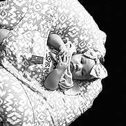 Kvori joined the competition — help win amazing prizes! baby, infant, headband, cushion, patterned, black_and_white, portrait, hand, relaxed, soft, closeup, cute, child, clothing, texture, face, monochrome, resting, indoors, comfort