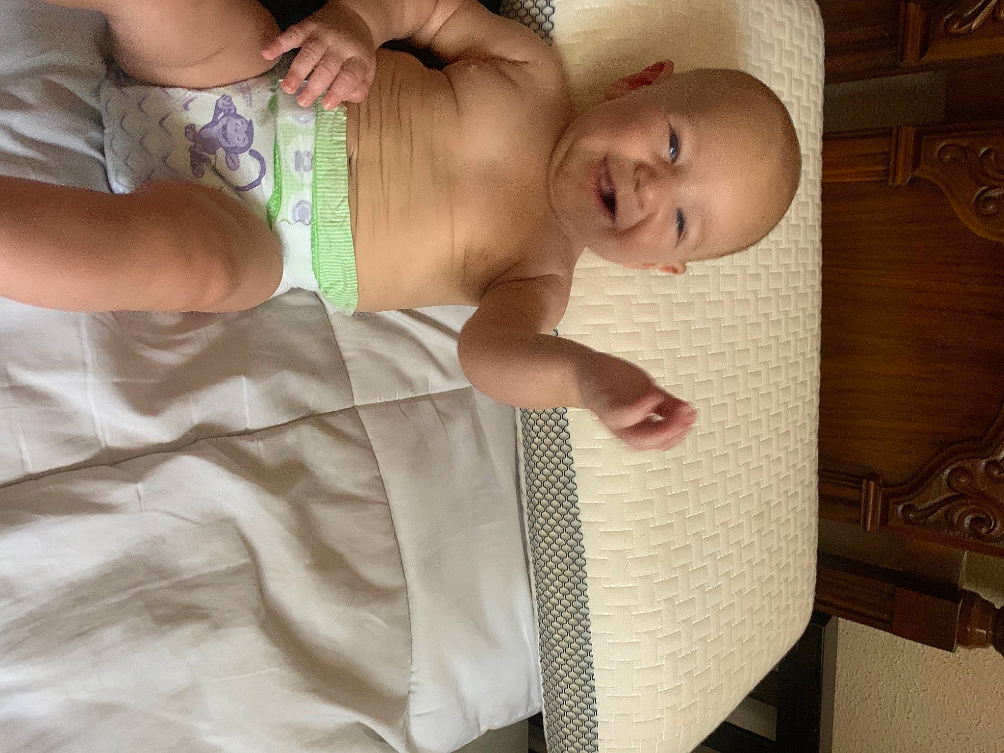 Matthias is registered to the contest to win money with this photo: arm, baby, baby_products, baby_safety, baby_toddler_clothing, bedding, child, comfort, elbow, finger, hand, infant_bed, linens, nail, pattern, person, skin, sleeve, thumb, toddler