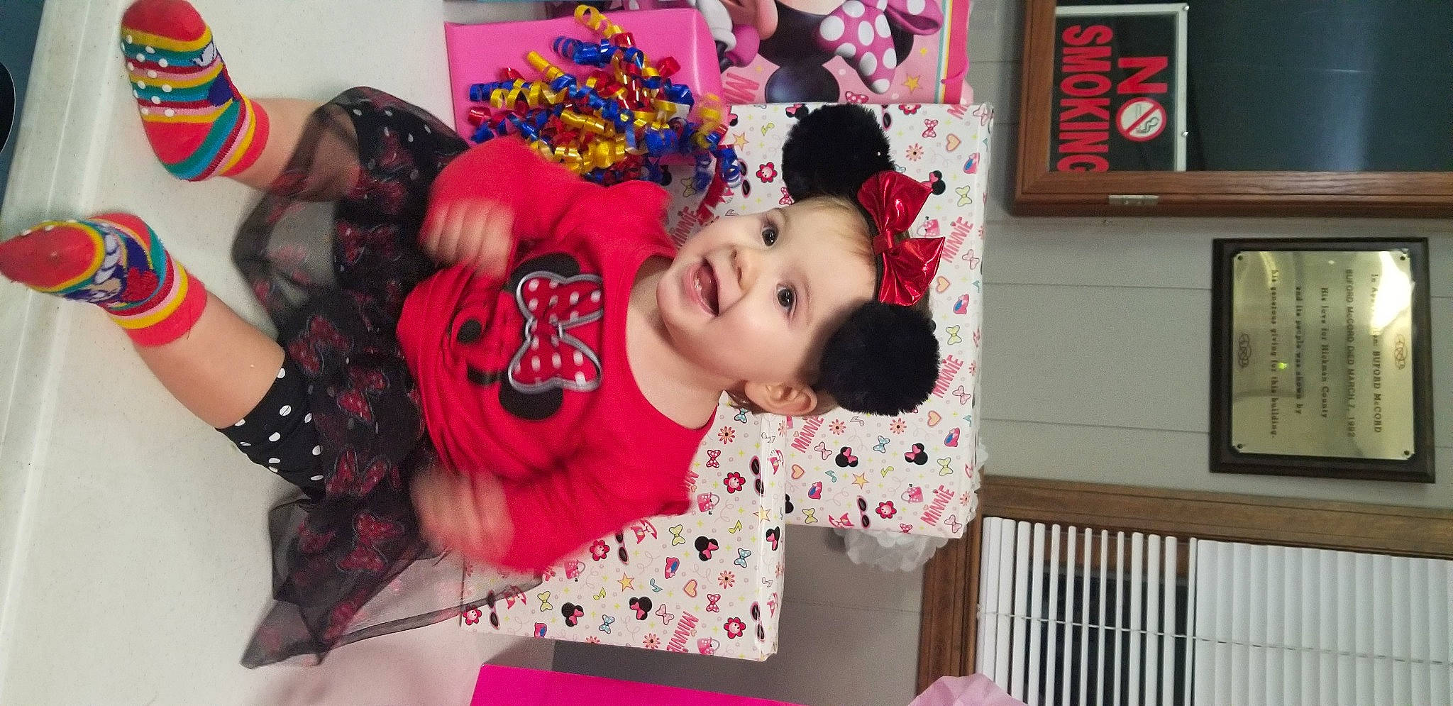 Ashtyn is registered to the contest to win money with this photo: baby, baby_toddler_clothing, beauty, black_hair, child, costume, event, fashion_design, fun, happy, magenta, party, pattern, person, pink, play, room, smile, toddler, tradition