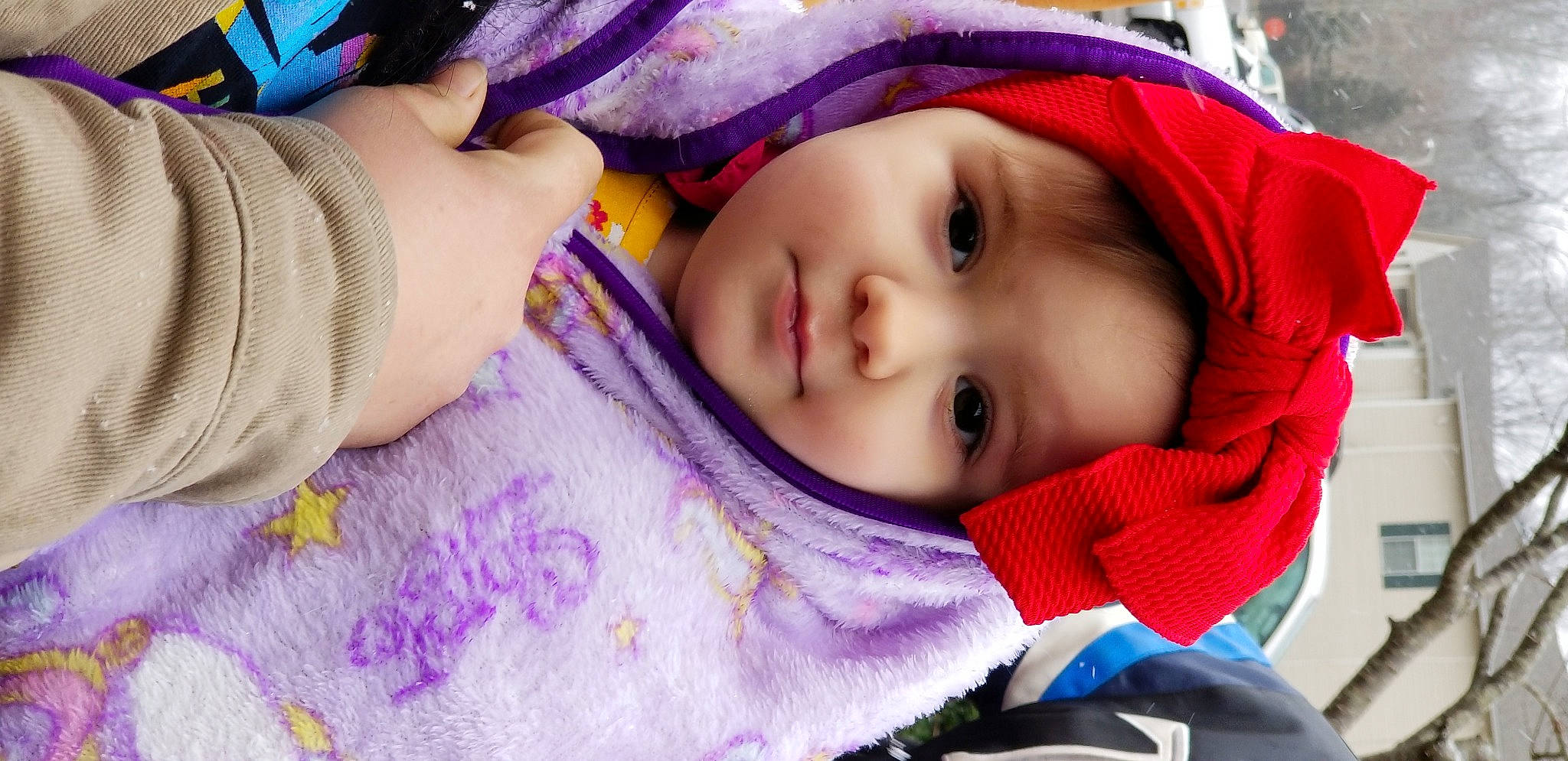 Ashtyn joined the competition — help win amazing prizes! baby, baby_toddler_clothing, cheek, chin, cool, eye, eyebrow, eyelash, head, headwear, human_body, iris, lip, mouth, nose, outerwear, person, pink, purple, skin