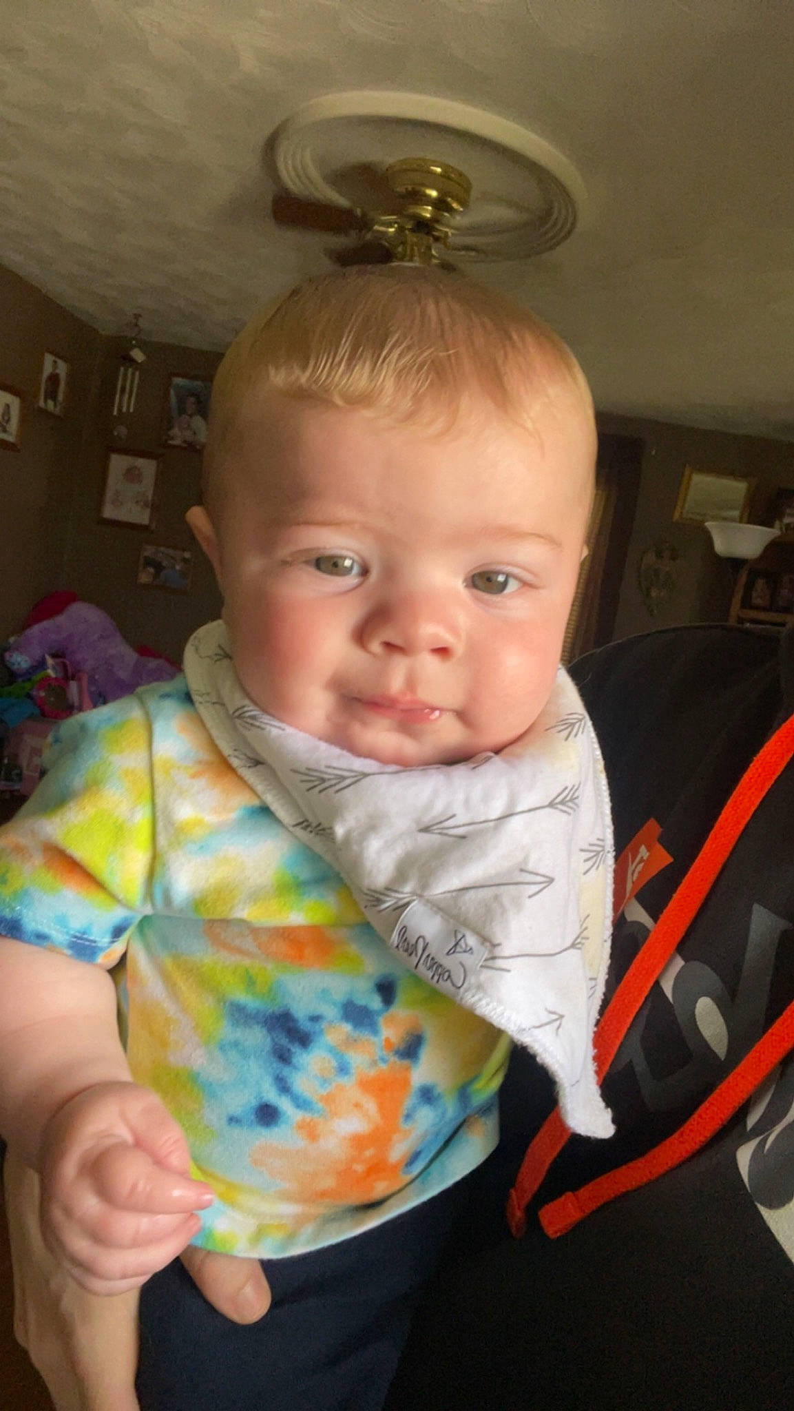 Kayson is registered to the contest to win money with this photo: baby, baby_products, baby_toddler_clothing, bib, cheek, child, chin, comfort, ear, eye, eyebrow, forehead, iris, lip, mouth, neck, nose, person, skin, sleeve