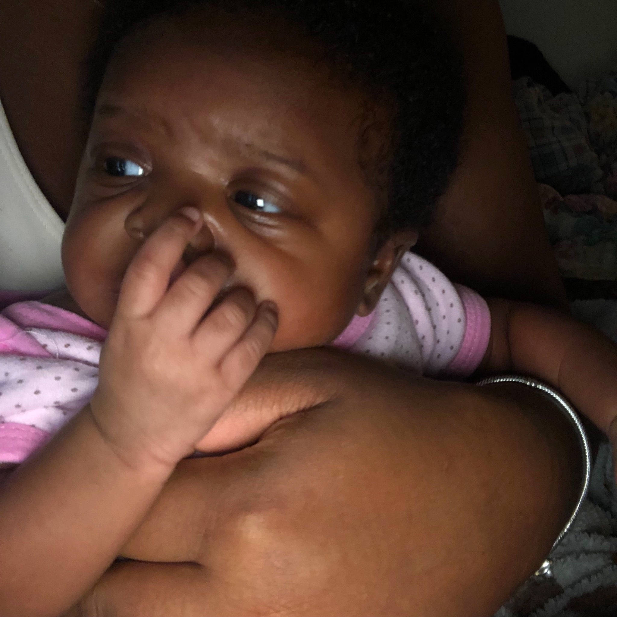 Legacie is registered to the contest to win money with this photo: baby, cheek, child, eye, eyebrow, face, facial_expression, finger, forehead, hand, head, human, joy, lip, mouth, muscle, nail, nose, person, skin