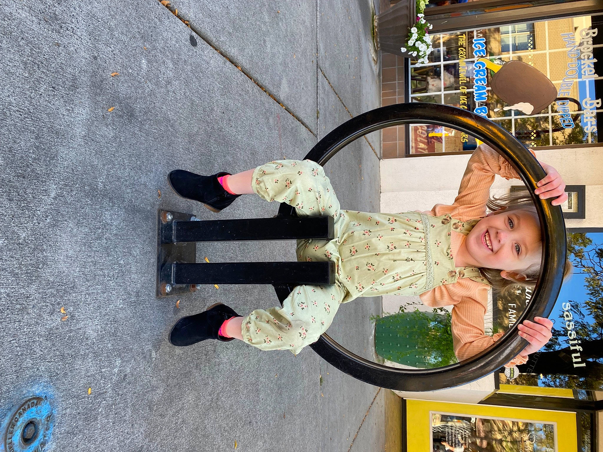 Zatana joined the competition — help win amazing prizes! asphalt, city, concrete, eyewear, fun, happy, headwear, joy, leisure, pedestrian, person, road_surface, sidewalk, smile, street, toddler, travel, tree, window