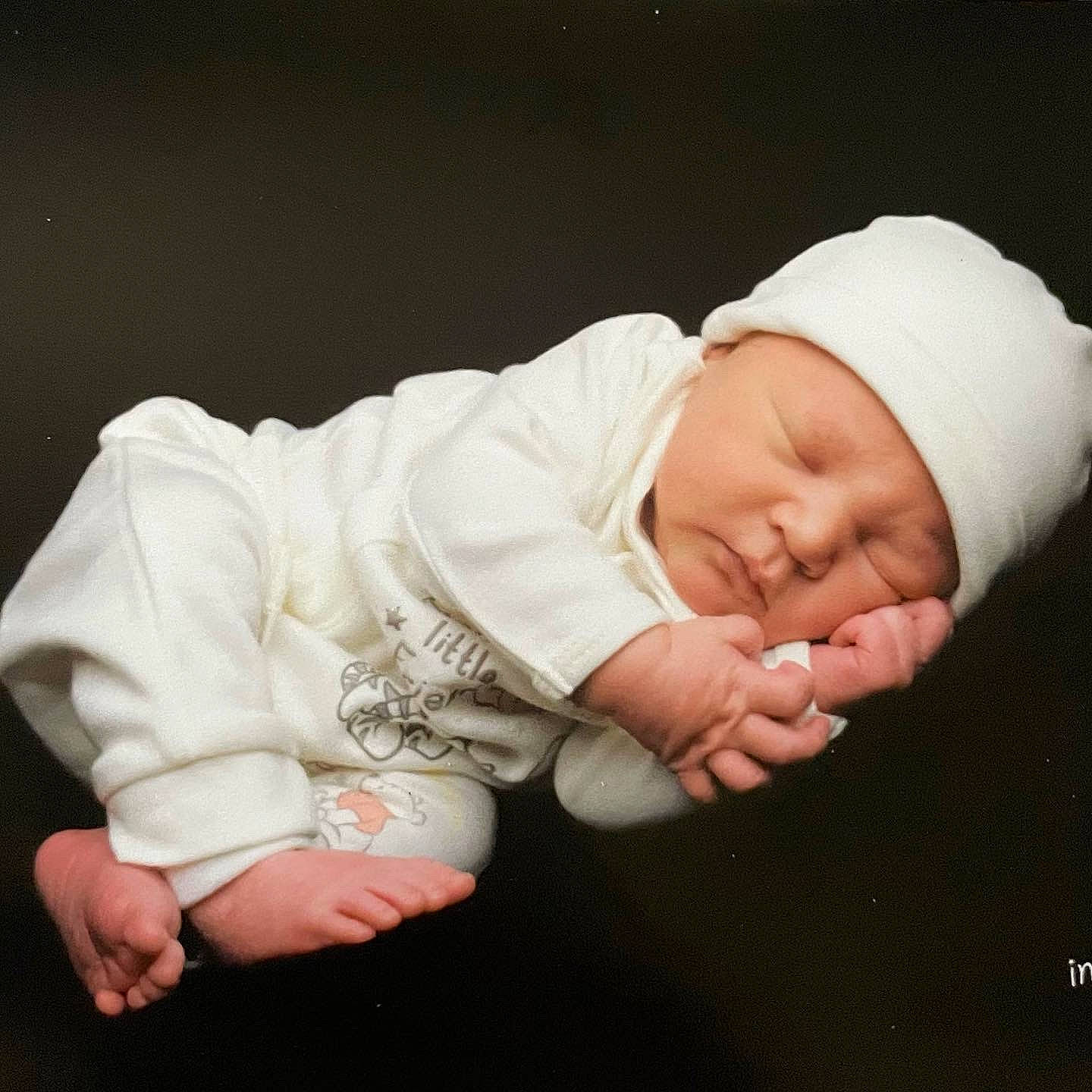 Kyson joined the competition — help win amazing prizes! baby, baby_sleeping, baby_toddler_clothing, cap, cheek, child, comfort, fashion_accessory, finger, flash_photography, flesh, gesture, hand, happy, hat, headwear, knit_cap, person, portrait_photography, sitting