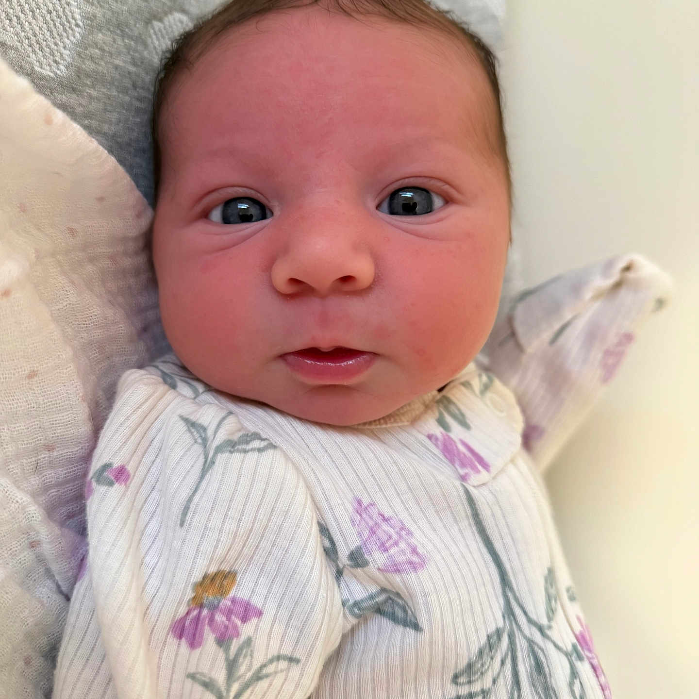 Zoey Jane joined the competition — help win amazing prizes! baby, blanket, bodypart, clothing, cushion, face, finger, furniture, hand, hat, head, homedecor, knitwear, linen, newborn, pattern, person, photography, portrait, quilt