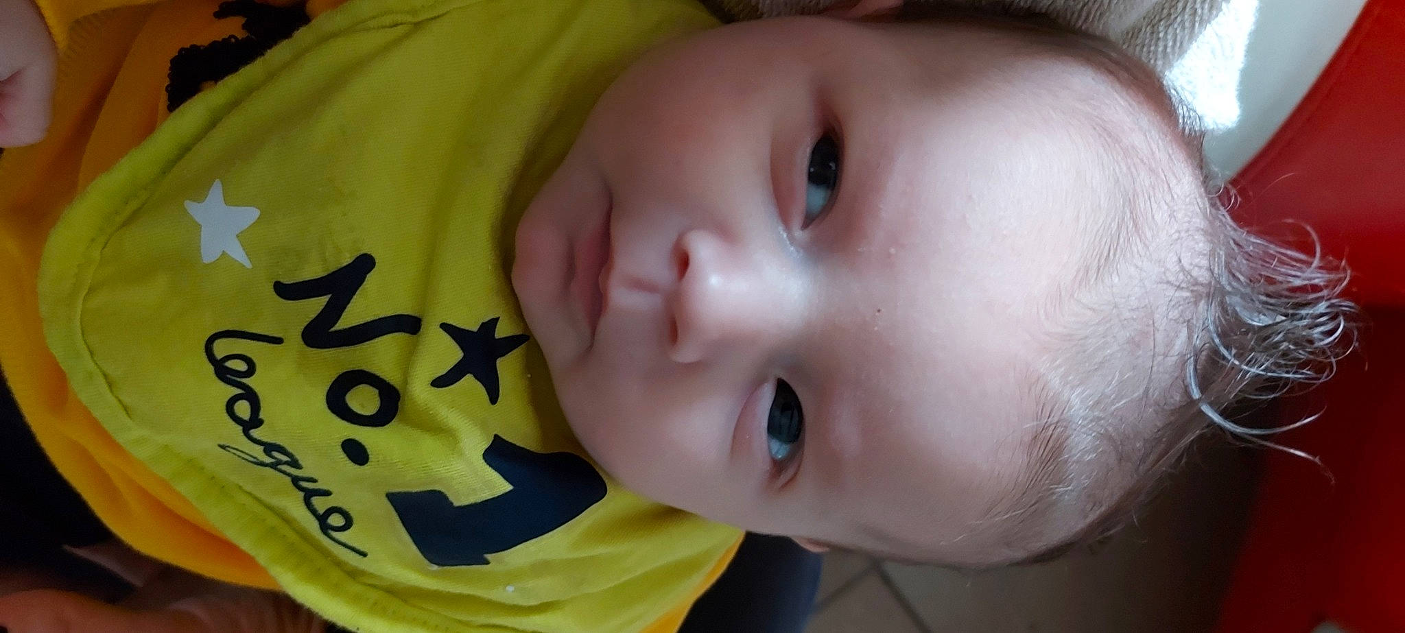 Daryl participe au concours pour gagner de l'argent avec cette photo : baby, cheek, child, chin, close_up, ear, eye, eyebrow, face, facial_expression, forehead, head, iris, lip, mouth, nose, person, skin, smile, toddler