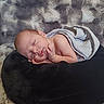 baby, newborn, sleeping, blanket, cushion, soft_texture, face, peaceful, resting, skin, infant, portrait, child, closeup, indoor, cute, toddler, cozy, wrapped, relax