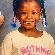Cassidy joined the competition — help win amazing prizes! accessories, bodypart, child, clothing, earring, face, female, girl, hair, happy, head, jewelry, mouth, person, photography, portrait, shoulder, smile, t_shirt, teeth