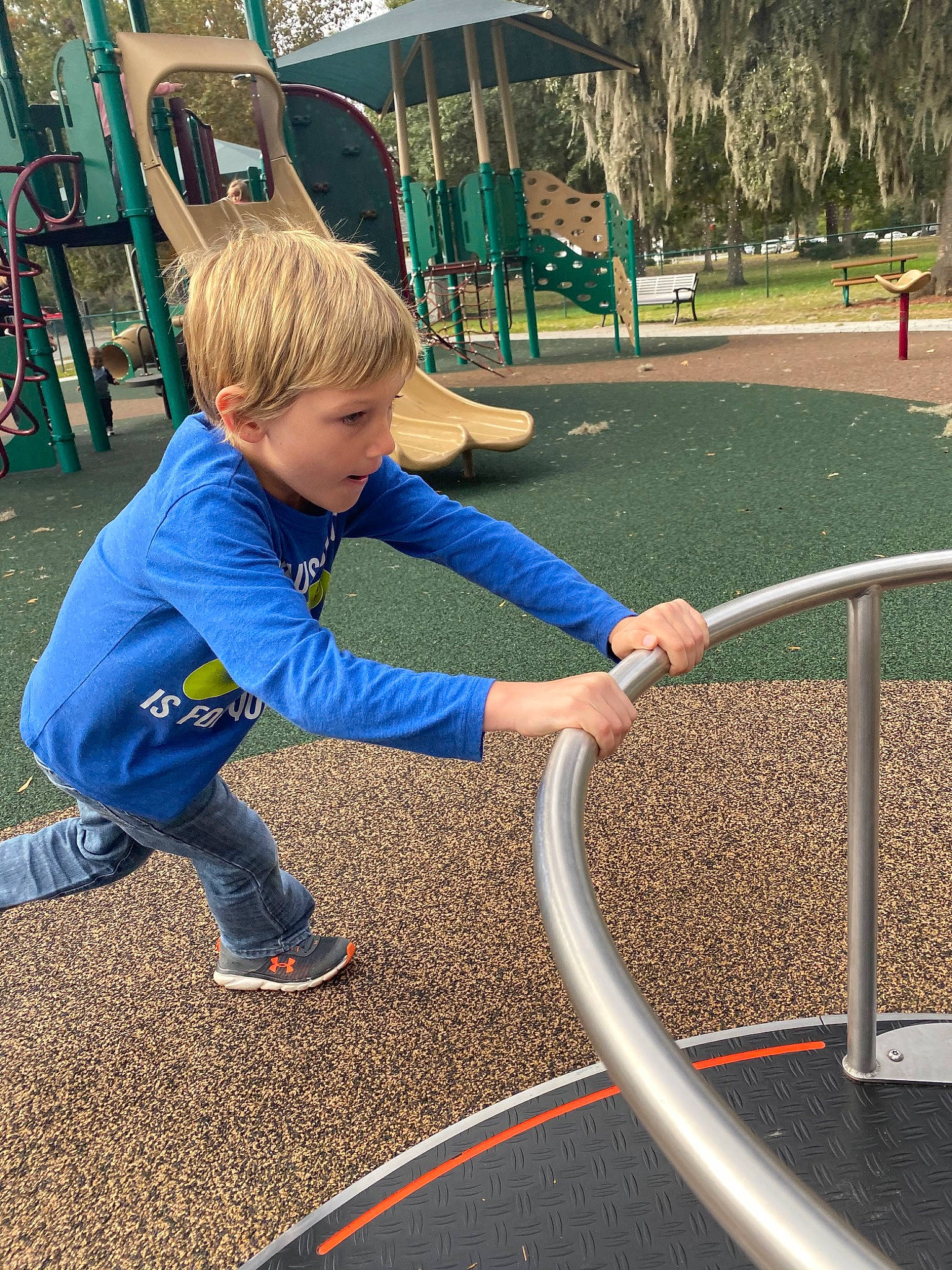 Conner joined the competition — help win amazing prizes! asphalt, automotive_tire, bicycle_tire, child, circle, city, electric_blue, fun, grass, hose, human_settlement, leg, leisure, person, plant, play, playground, recreation, steering_wheel, toddler