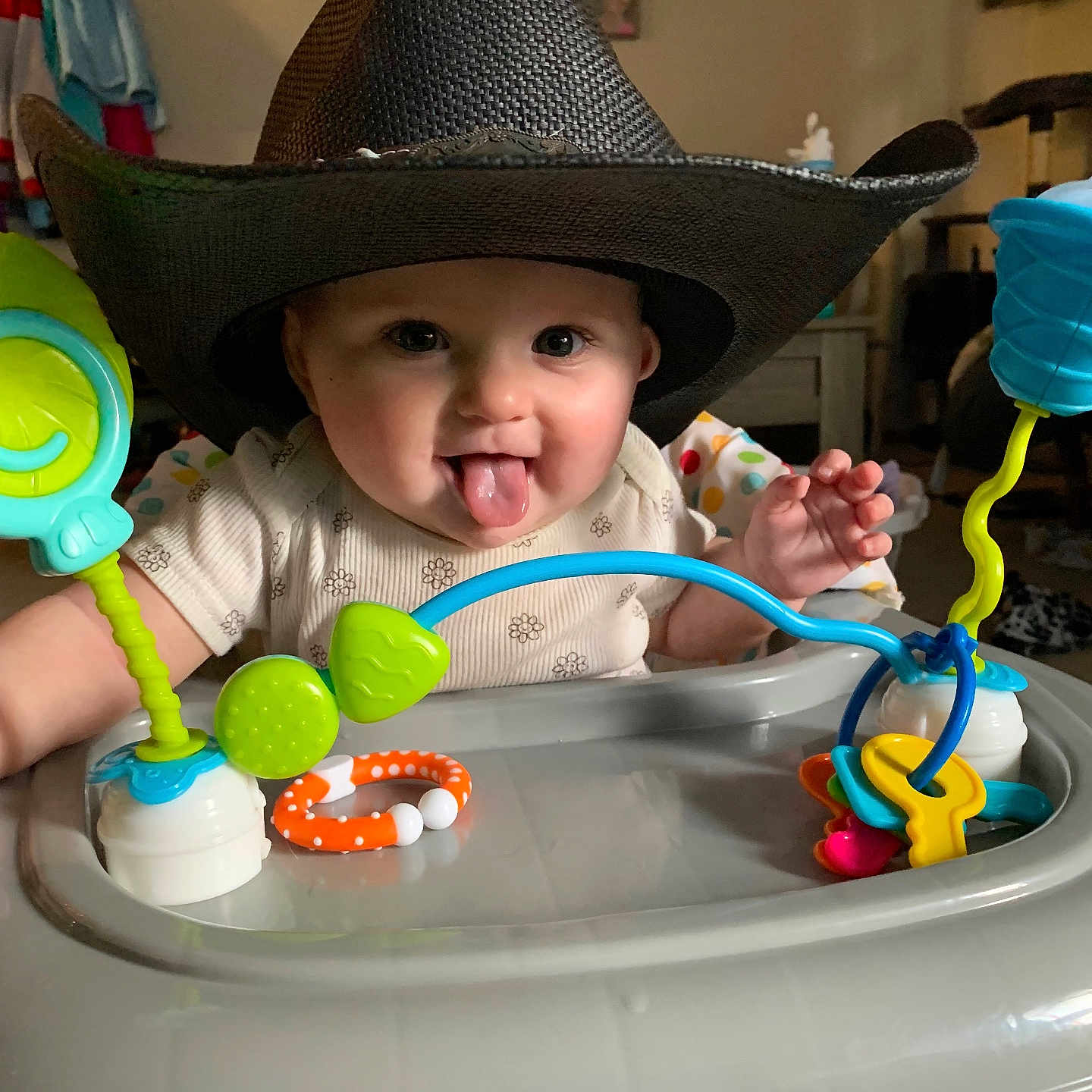 Ivory joined the competition — help win amazing prizes! baby, clothing, cowboyhat, cream, cutlery, dessert, face, food, furniture, hat, head, icing, meal, person, photoframe, photography, portrait, spoon, sweets, table