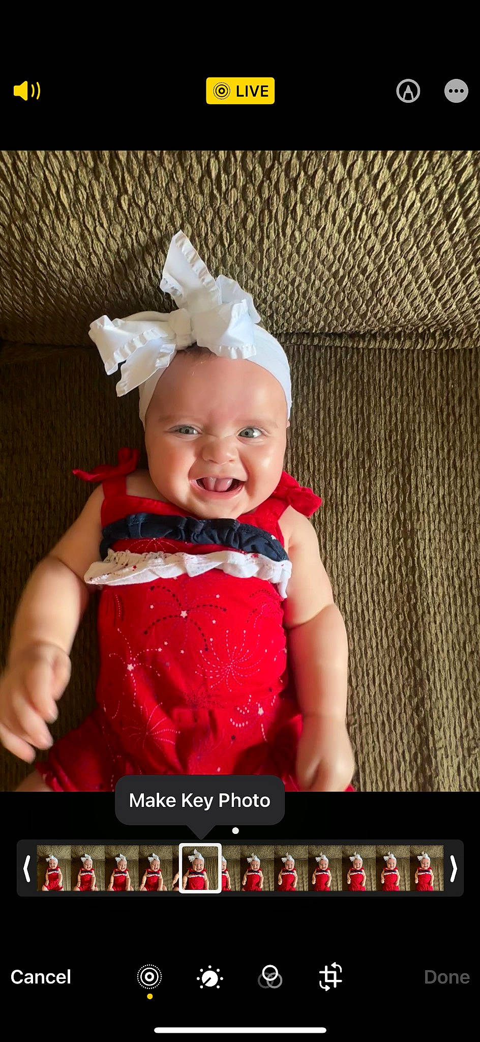 Rylee is registered to the contest to win money with this photo: baby, baby_toddler_clothing, child, costume, costume_hat, embellishment, fashion_accessory, flash_photography, font, happy, hat, headband, headpiece, headwear, magenta, pattern, person, pink, ruffle, sleeve