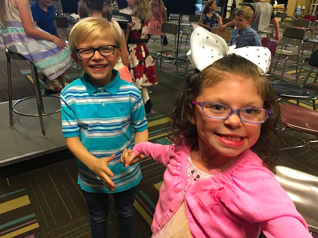 Gabby is registered to the contest to win money with this photo: child, ear, event, face, fun, glasses, head, joy, leisure, organ, people, person, selfie, smile, t_shirt, vacation, vision_care