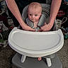 Adam joined the competition — help win amazing prizes! adult, baby, carpet, casual, child, clutter, domestic, expression, feeding, food, furniture, hands, high_chair, holding, indoor, infant, mess, person, room, seat