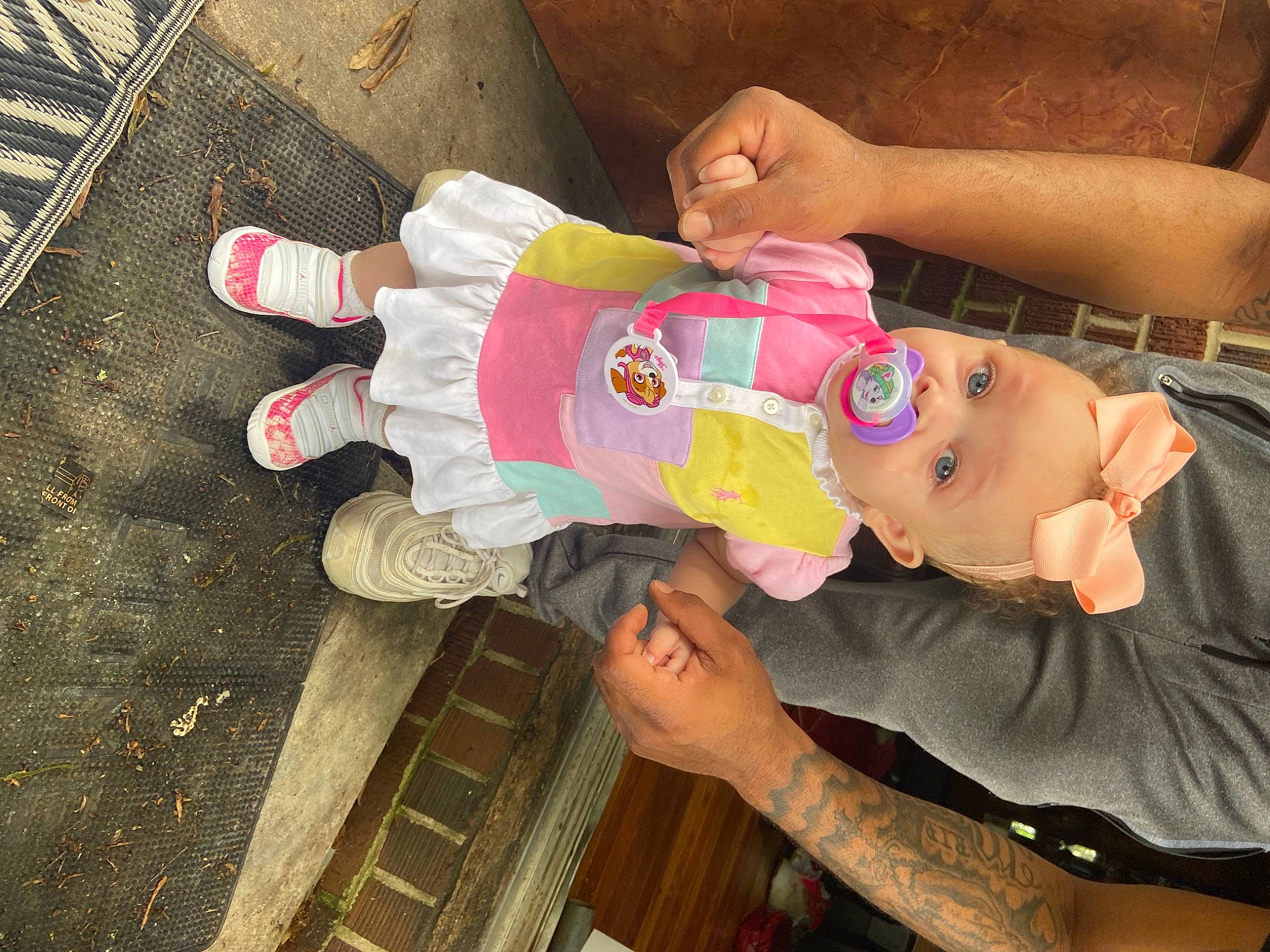 Zaylor is registered to the contest to win money with this photo: arm, baby, baby_products, baby_toddler_clothing, child, concrete, cool, finger, fun, hand, happy, hat, mouth, person, play, smile, surprise, thigh, thumb, toddler