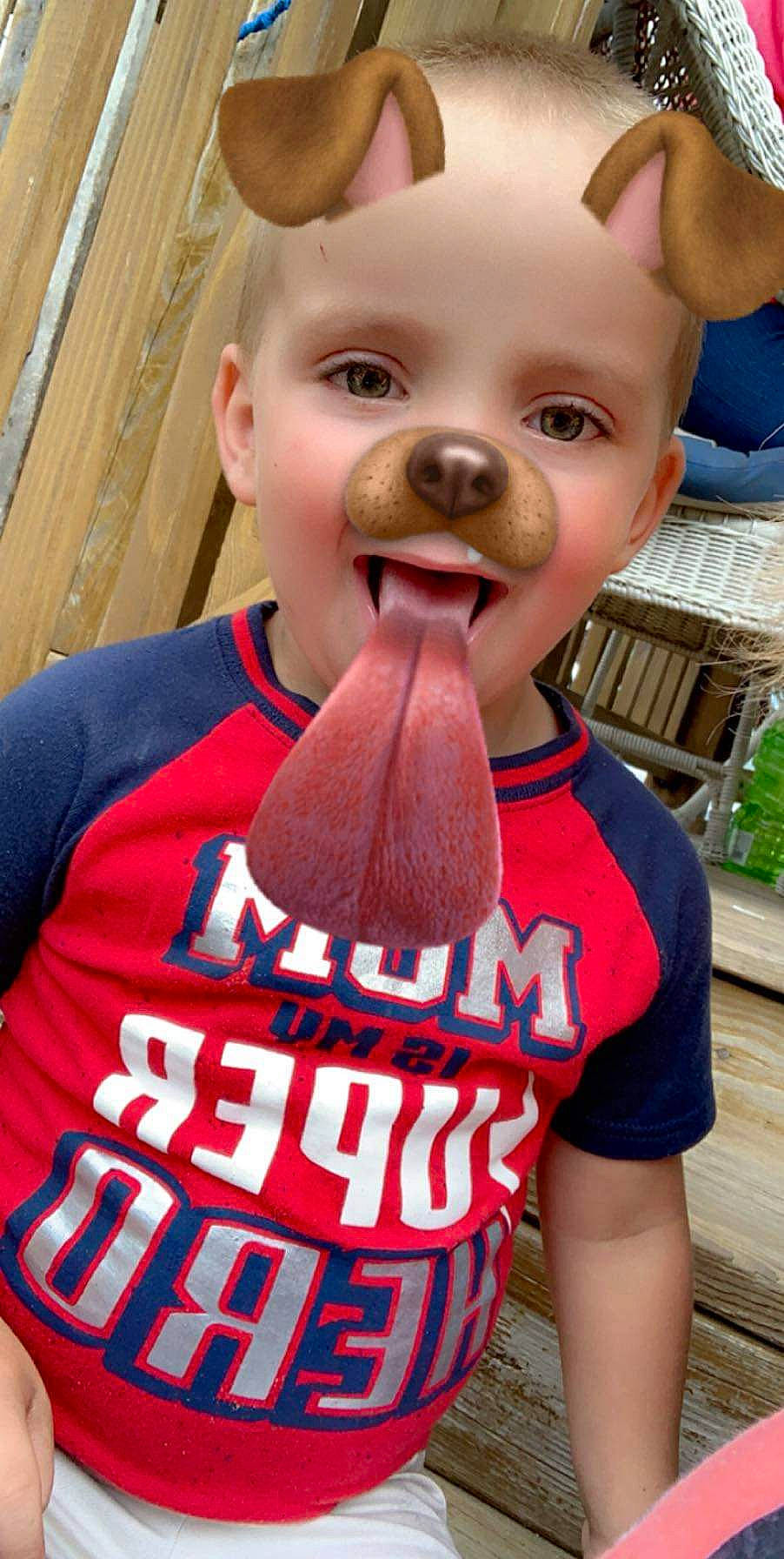 Richard joined the competition — help win amazing prizes! baby, child, dairy, food, fun, gelato, gesture, green, happy, neck, person, play, sleeve, smile, soft_serve_ice_creams, t_shirt, thumb, toddler, vacation